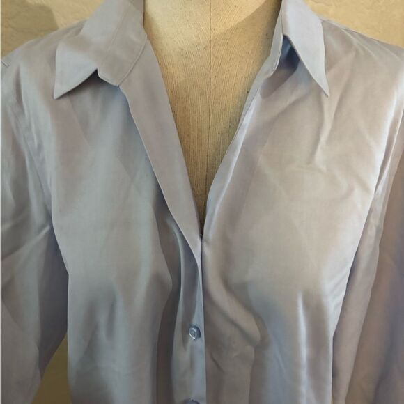 Orvis Cotton Light Blue Button-Up Shirt Sz 14 - Picture 2 of 3